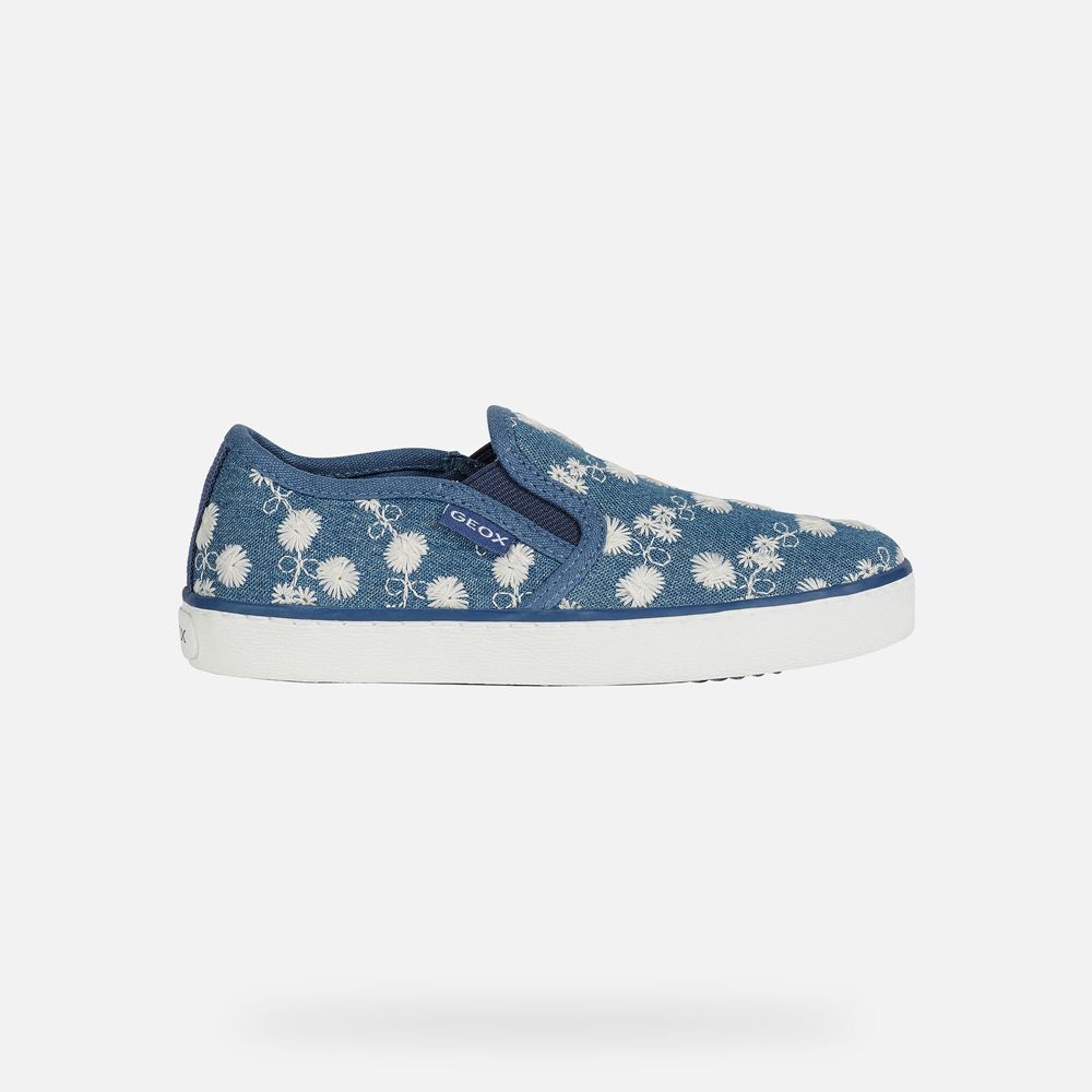 Geox Sneakers Blue Kilwi - Geox Girls Shoes - TXSQKY469